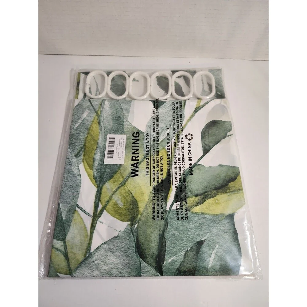 Shower Curtain With Hooks